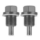 2 Pieces M14X1.5 Anodized  Oil Pan/Transmission Drain Plug Titanium