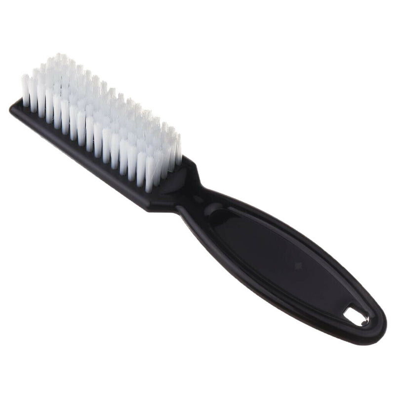 Plastic Black Handle Hairdressing Soft Hair Cleaning Brush Barber Neck Duster ,
