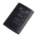 5 Button Remote Key Case Fob Shell & Key Blank fit for Cadillac CTS DTS STS XTS