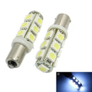 2 x BA9S T4W Pure 5050 SMD 13 LED Car Side Tail Light Bulb Lamp Interior gau
