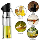 2 In 1 Oil Spray Bottle Stainless Steel Dispenser For Chicken Hot B Cooking N0M6