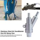 35mm Air Sandblaster Gun Hand Stainless Steel Spray Carbide +Boron Gun Nozz W1L7
