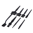 8pcs Black Non Slip Handle PCB Rework ESD Anti Static Dust Brush U4C9