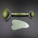 Hot Green Nature Healthy Body Head Neck Foot Jade Roller Facial Massager UK