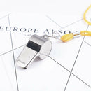 1pc Metal Referee Whistle with with lanyard Key Ring Sport School Football