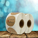 500pcs DIY Handmade Thank you Love Stickers Seals Decals Scrapbook Crafts C F2C8
