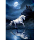 5D White Horse Diamond Painting Embroidery DIY Cross Stitch Home Decor