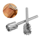 12PCS 1/8 Inch Shank HSS Router Bit Rotary Burr File Milling Drill Cutter Set