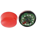 AC 220V Industrial LED Flash Strobe Light Accident Warning Lamp Red LTE-506