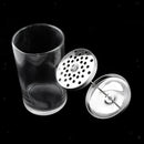 Disinfection Empty Germicide Jar for Salon Combs 17x8.5cm & Neck Paper