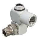 2x Air Hose Connector Quick Plug Connector Thread Rotary Positive Joint
