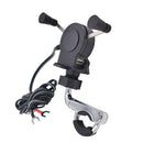 Adjustable Motorcycle Cell phone Holder Bracket For 3/4-1 1/4" Handlebar