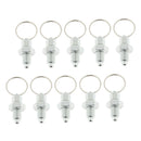 10x M10 Index Plunger with Ring Pull Spring Loaded Retractable Locking Pin