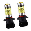2 Pieces Car 9005 HB3 100W Yellow LED Bulb for Fog Running DRL Light Lamp