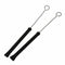 Wire Retractable Loop End Drum Brushes for Jazz Drum Stick Black(Pack of 2)