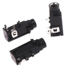 3pcs/lot 6.35mm Jack stereo female socket connector audio adapter 4pin UK _B Hn