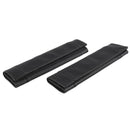 2Pcs PU Leather Car Seat Belt Shoulder pads Cover black X4R7