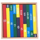 Educational Wooden Digital Building Block Toys Children Baby Toys 1-10 Math N8V3