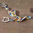 Women Girls Creative Spiral Leaf Earrings Significant Gift Decor Fashion Be O5Q4