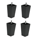 4x Furniture Legs Replacement Natural Wood Legs Sofa Couch Cabinet Cube Feet