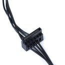 45CM Mini 4 Pin to 2 Sata SSDpower supply cable for lenovo M410 M610 M415 B415BX