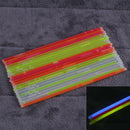 25x Mixed Color Thick Glow Stick Bracelet with Connector Party Favors Rave well