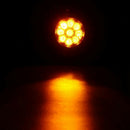 1 Pair 19 Leds Car Rear Tail Lights Round Rubber Stop Brake Lamp For 12V 24