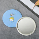 5pcs Hand Small Mini Mirror Cermin Makeup Cartoon Pocket Mirror mak JR