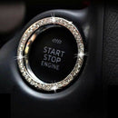 Charm Car SUV Bling Decorative Accessories Button Start Switch Diamond Ring TR