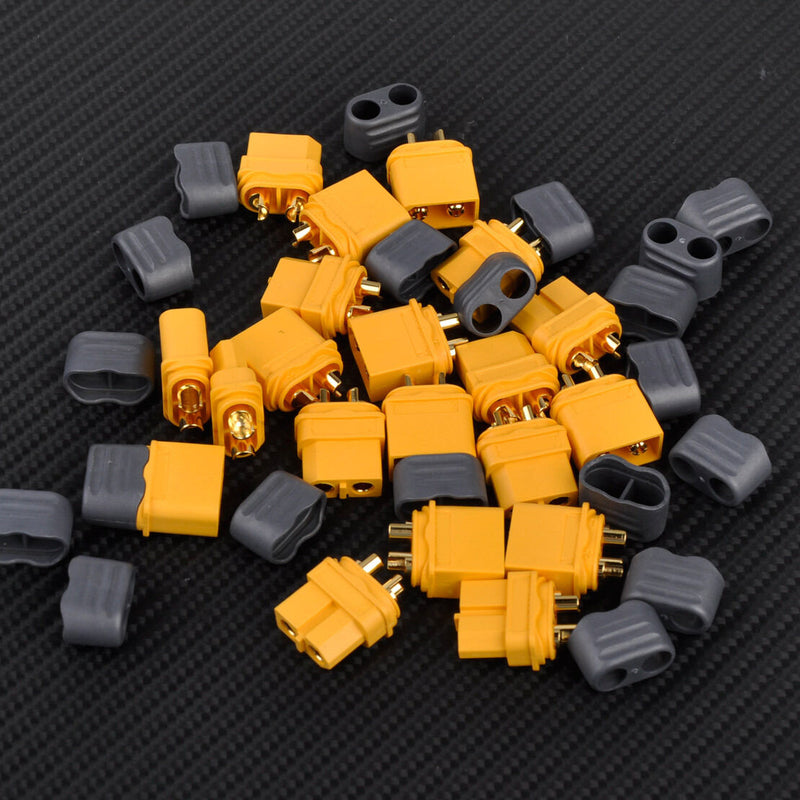 10Pairs XT60 Male & Female Bullet Connectors with Plugs fit for RC Lipo Battery