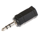 2Pcs 3.5mm male to 2.5mm female stereo audio mic plug adapter mini jack cablT`US