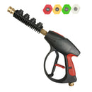 [Quick Connect] 4000PSI Pressure Washer  With 4-Color Nozzles Connection