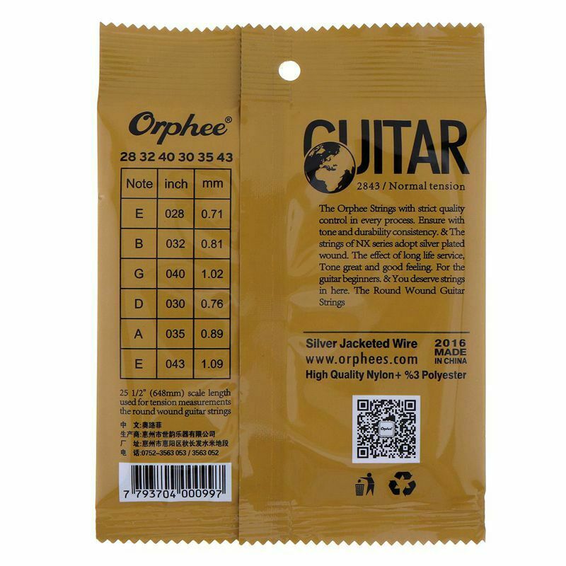 Orphee 6pcs/set Guitar Strings Conventional Classical Guitar String Series