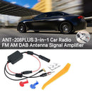 ANT-208PLUS 3-in-1 Car FM Male AM DAB+ Digital Radio Antenna Signal Amplifier