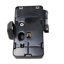 Rear License Plate Bracket With Amber Lights Black License Plate Frame Plas