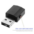 2 in 1 Wireless Bluetooth5.0 Audio Receiver Transmitter 3.5mm RCA for TV PC A