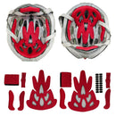 Bicycle Helmet Foam Pads Replacement Cushions Padding Kits Red for Bike Helmet