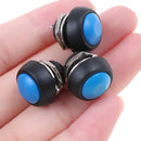 5Pcs Blue 12mm Waterproof Momentary Push button SwitcOZ