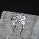 New Adjustable Ring Band Weave Thumb Finger Rings Gift M4Z4