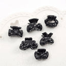 10pcs Popular Mixed Small Plastic Black Hair Clips Hairpin Claws Clamps  Z