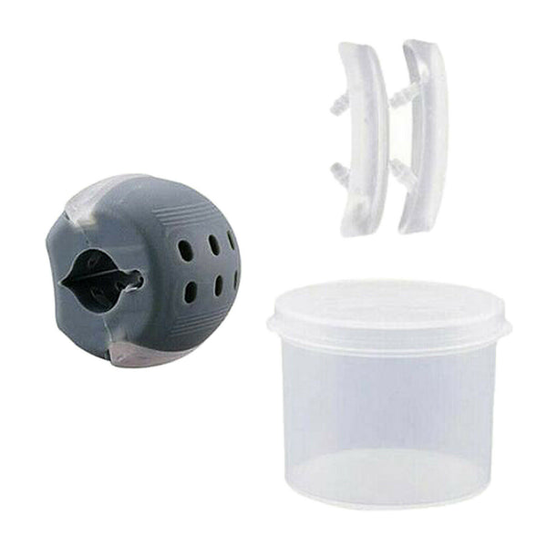 Exercise Fitness Ball Neck Facial Muscle Toning Lifting Jaw Fitness Gray