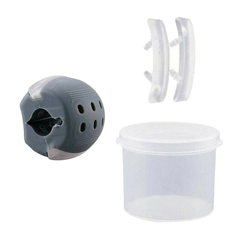 Exercise Fitness Ball Neck Facial Muscle Toning Lifting Jaw Fitness Gray