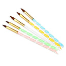 5 x Acrylic Nail Art UV Gel Carving Pen Brush Liquid Powder DIY C6C8