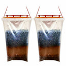 2PCS FLY BAG TRAP RED TOP CATCHER KILLS 20,000 FLIES INSECTS PEST CONTROL K J5V2