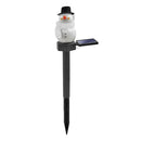 Christmas Solar Snowman Ground Lamp Garden Lawn Light Outdoor Lighting (A)