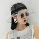 Fashion Lady Visor Fisherman Hat Solid Women'S Beach Sun Waterproof Rain Ha W6Q8