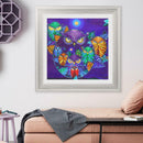 5D DIY Special Shaped Diamond Painting Flower Pattern Needlework Home Decor