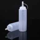 6pcs Plastic Clear 8oz Squeeze Bottle Condiment Dispenser Mustard Sauce Ketchup