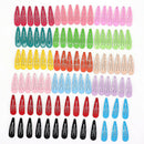 100Pcs Cute Snap Hair Clips Lot No Slip Barrettes For Baby Kids Girls Multicolor