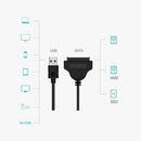 USB 3.0 to SATA 3 Adapter Cable 6Gbps Support 2.5 Inch SSD Hard Disk Drive